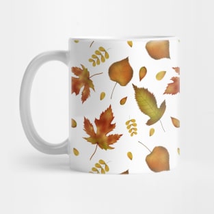 Autumn leaves pattern Mug